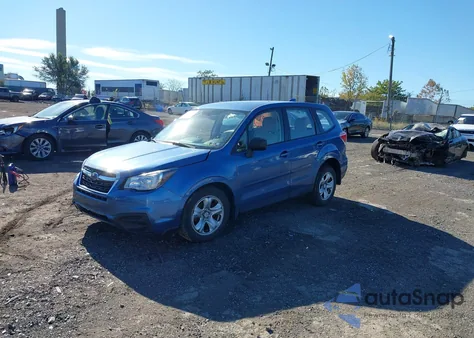 2018 Subaru Forester 2.5I from USA, damaged, VIN JF2SJAAC0JH523821